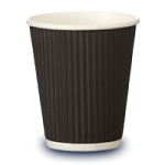 Black Ripple Cups