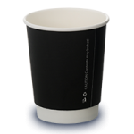 Matt Double Wall Black Cups