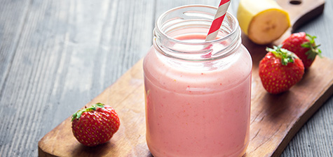 Strawberry & Banana Smoothie Recipe - NextDayCoffee