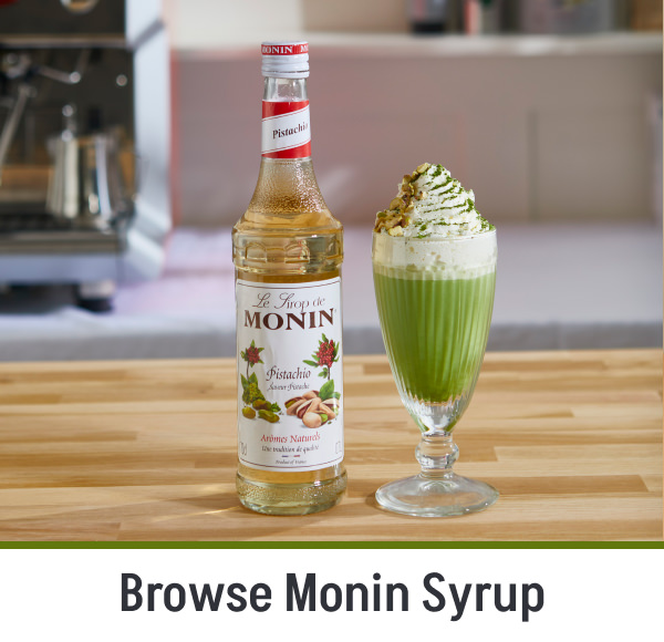 Monin Syrup MENU Banner