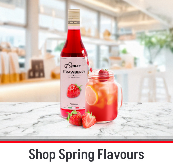 Spring Flavours Syrup MENU Banner