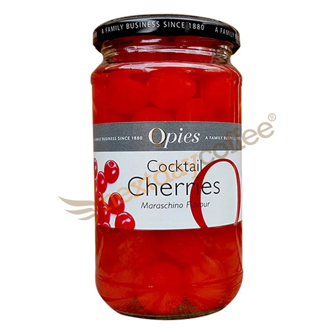 Opies Cocktail Cherries Maraschino Flavour Cocktail Garnish 500g 