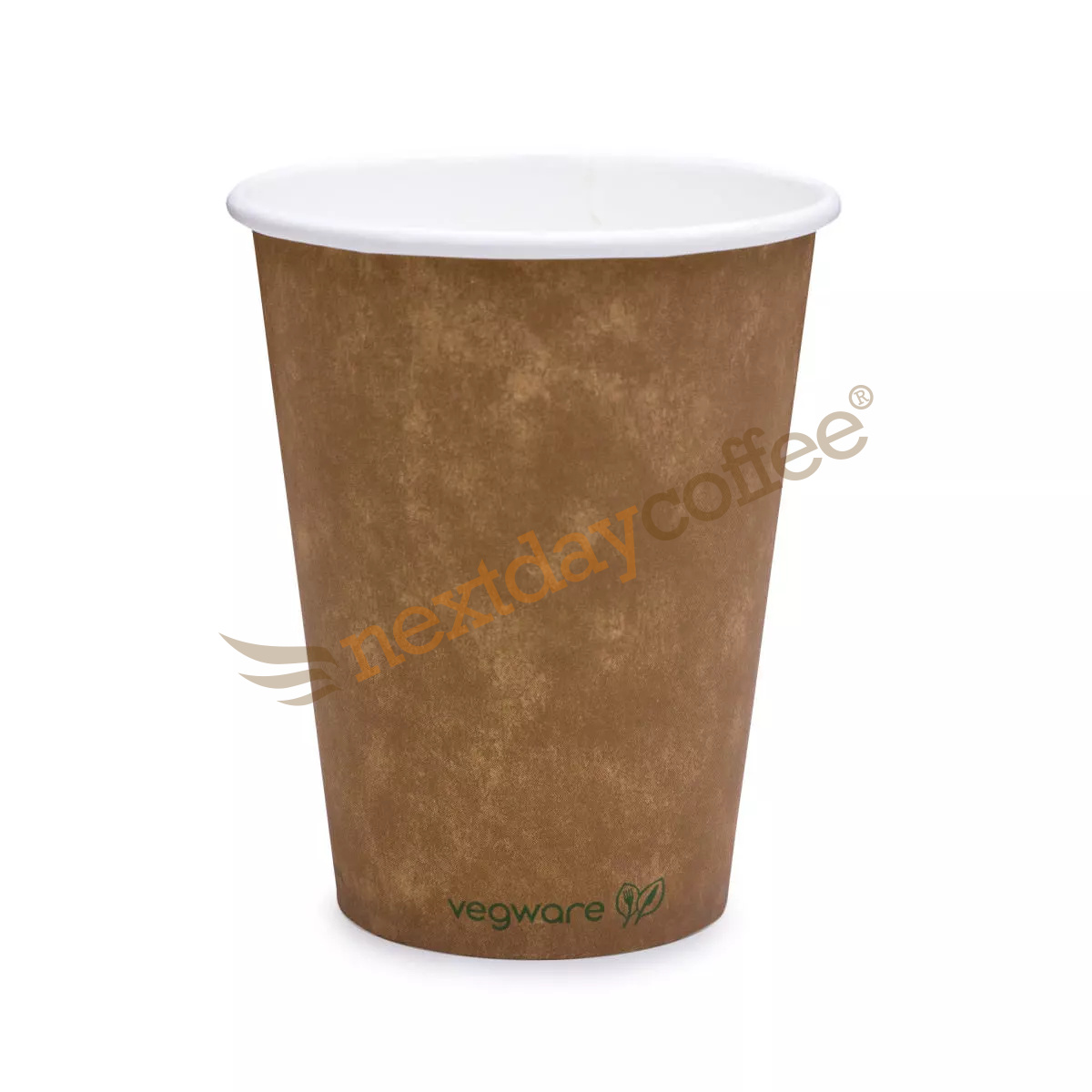 Vegware Single Wall Compostable Kraft Cups, 12oz, 89 Series