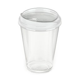 12oz - 14oz rPET Smoothie Cups & Sip Lids Combo (500)