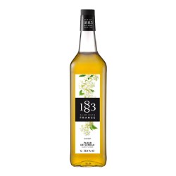 1883 Elderflower Syrup (1 Litre Glass) + Free Pump