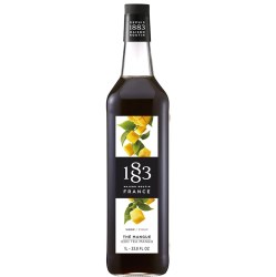 1883 Mango Iced Tea Syrup (1 Litre Glass) + Free Pump