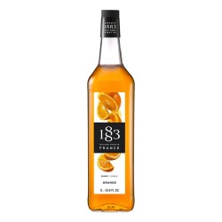 1883 Orange Syrup (1 Litre Glass) + Free Pump