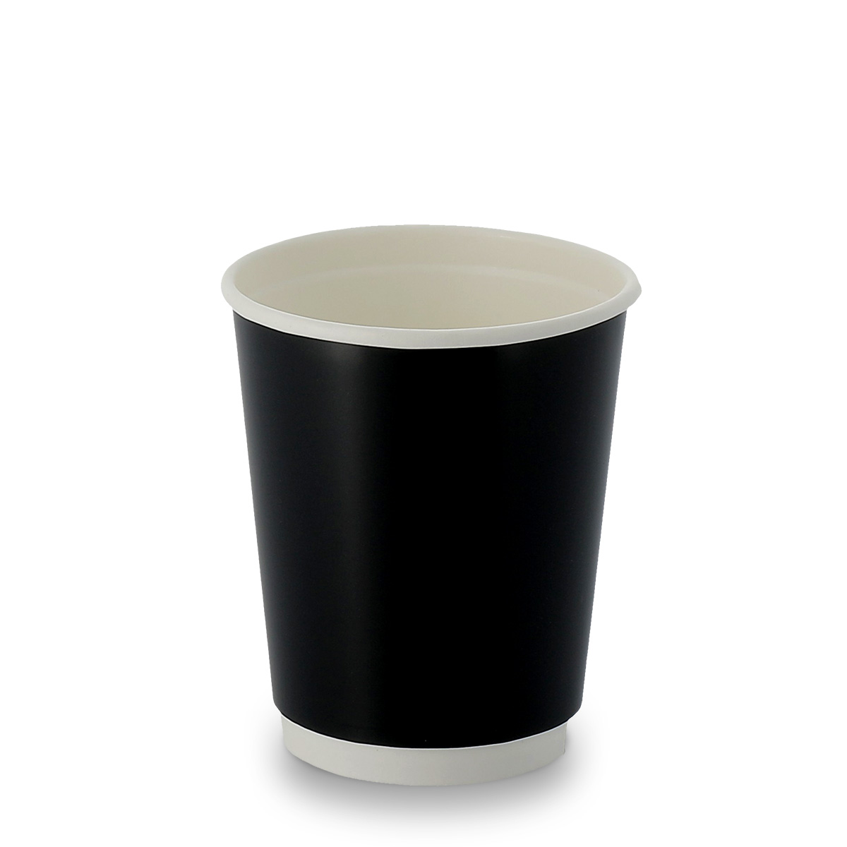 8oz Double Wall Cups - Gloss Black (500)