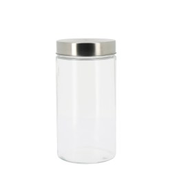 Glass Storage Jar With Screw Lid (Medium)