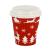 10oz Single Wall Cups - Festive Red Design (100)